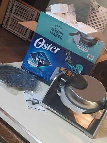 New oster flip waffle - oster,