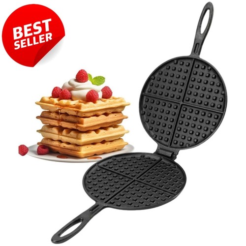 Cast iron waffle maker - iron,