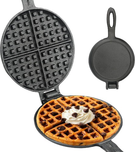 Cast iron waffle cookware - iron,