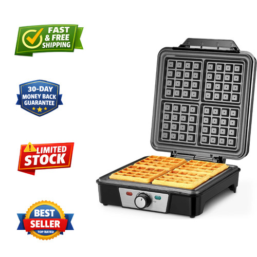 1200w waffle maker - maker, slices