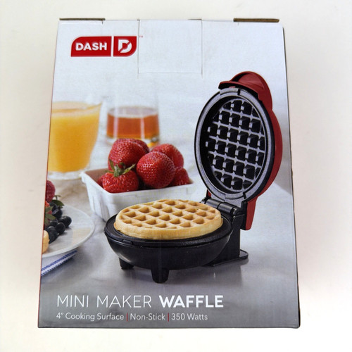Dash mini waffle maker red - mini,