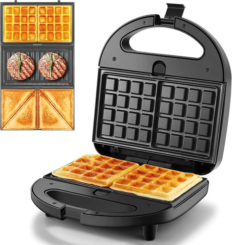 Waffle maker with - 3-in-1,